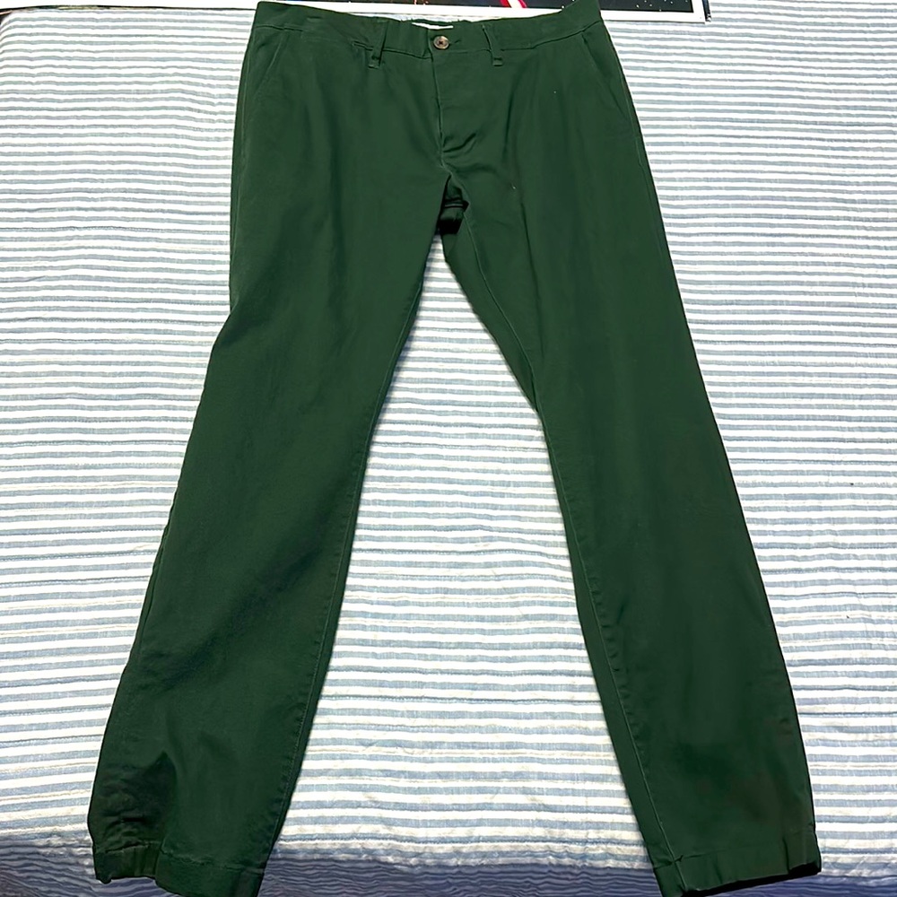 Men’s Goodfellow Slim Fit Chinos 32x30 Hunter Green